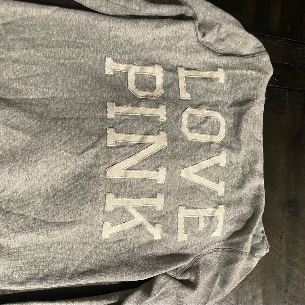 Grey PINK brand hoodie - Picture 5 of 7